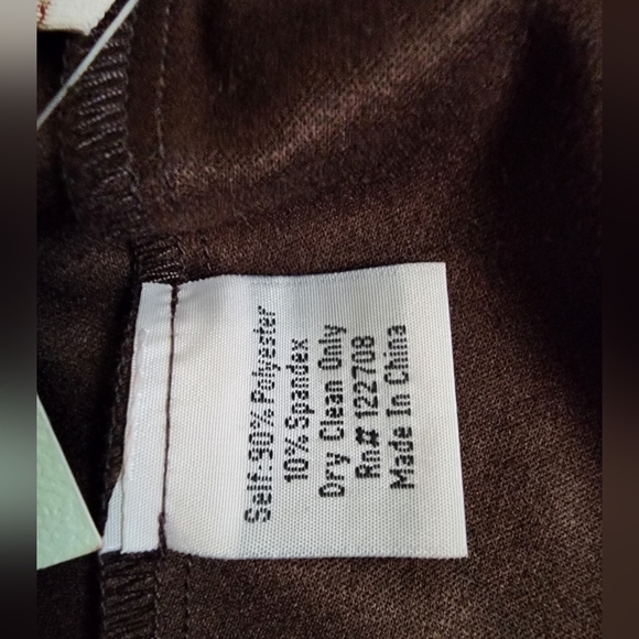 NWT Pete & Greta Johhny Was Brown Stretchy Pant Leggings XS - Picture 4 of 5